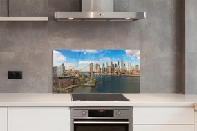 Panel szklany do Kuchni Most i Panorama Metropolii