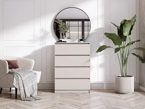 Komoda: 4 szuflady, kaszmir, 70 x 100 x 39 cm