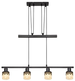 Rabalux 5345 - Żyrandol na lince LACEY 4xE14/40W/230V