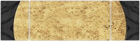 Obraz - Złota struktura N⁰2 (170x50 cm)