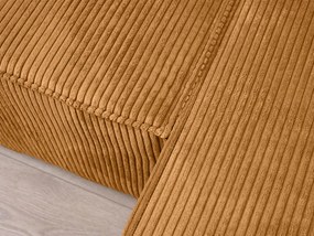 Rozkładana narożna sofa SMART COSARO musztardowa, dwustronna + 2 poduszki GRATIS