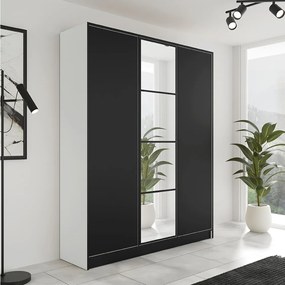 Szafa EDEN 3D M4 Biało-Czarna