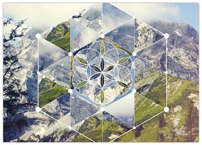 Obraz - Figura geometryczna (70x50 cm)