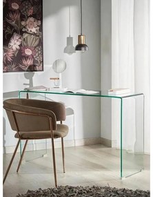 Szklana konsola 40x125 cm Burano – Kave Home