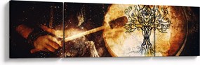 Obraz - Tajemnicze drzewo życia (170x50 cm)