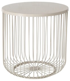 Zestaw dwóch stolików metalowych CINDY, 41 - 47 cm