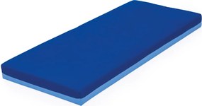 Dwustronny materac żłobkowy do leżakowania 120 cm ekoskóra/drelich