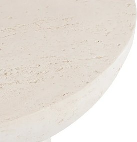 Stolik Kawowy PLOT 65 cm Krem/Beż Japandi