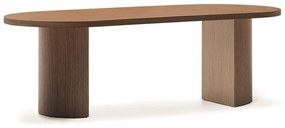 Okrągły stół z blatem w dekorze orzecha 100x240 cm Nealy – Kave Home