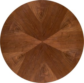 Okrągły stół w kolorze orzechowym Hevelius Halmar