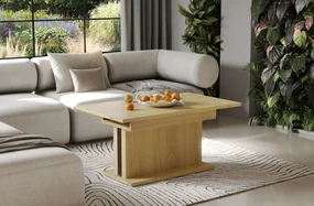 Ława rozkładana podnoszona SOLARIS 110(170)x65 dąb natura ENDO
