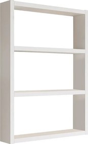 Nowoczesna półka ścienna 3-poziomowa Biała - Praktyczna dla wszystkich współczesnych wnętrz