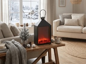 LED dekoracja latarnia COZY WARM 55x30 cm, czarna