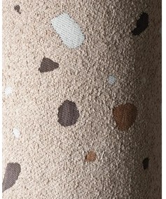 Jasnobrązowy dziecięcy worek do siedzenia z materiału bouclé/z tkaniny szenilowej Terrazzo Chair – Wigiwama