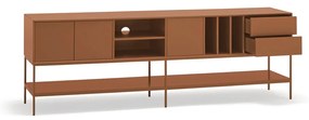 Ceglasta szafka pod TV 220x74x45 cm Platt – Teulat