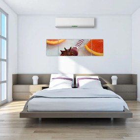 Obraz cynamonu na łyżce (170x50 cm)
