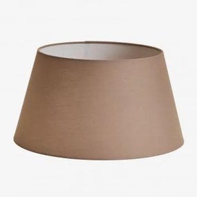 Abażur Z Tkaniny Monaco Mokka Brąz & Ø40 Cm - Sklum