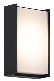 Nowoczesna lampa ścienna zewnętrzna czarna z LED IP65 - Packet