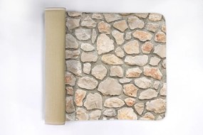 Dywanik antypoślizgowy do łazienki Dywanik antypoślizgowy do łazienki Kamienie Ściana