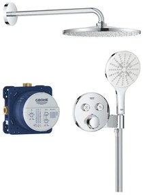 GROHE 34877000 - System prysznicowy VITALIO RAIN MONO 310, błyszczący chrom