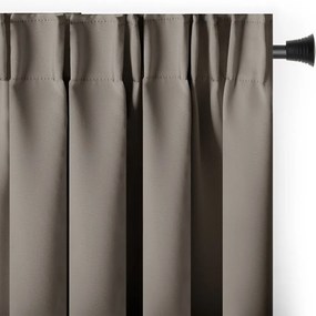 Szarobeżowa zasłona częściowo zaciemniająca (dimout) 200x245 cm Kierra – Restilo