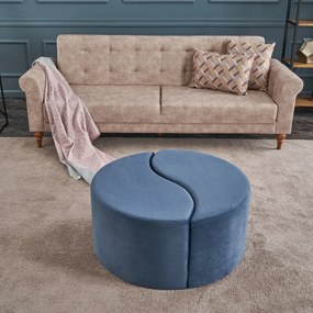 Taboret Alis Pouf Blue