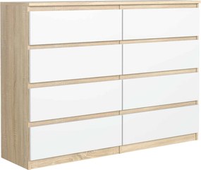 Komoda NUDO 138,5 cm do Salonu Sypialni Dąb sonoma