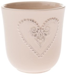 Ceramiczny doniczka Hart beżowa, 13 x 13,3 cm