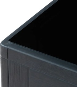 WOOD plastikowa skrzynia ogrodowa 420 L, grafitowa