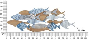 Metalowa dekoracja ścienna 91x33,5 cm Fish – Mauro Ferretti
