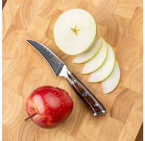 Gudaro -Damasceński nóż do owoców FENG 3,5", 67 warstw stali damasceńskiej, długość 9,5cm