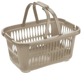 Tontarelli Kosz na czystą bieliznę COVER LINE zuchwytem 19,4 l, brązowy