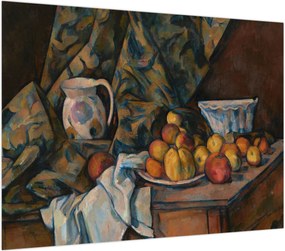 Obraz - Paul Cézanne, Still Life with Apples and Peaches, reprodukcje (70x50 cm)
