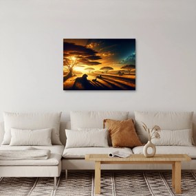 Obraz - Odpoczywające lwy (70x50 cm)