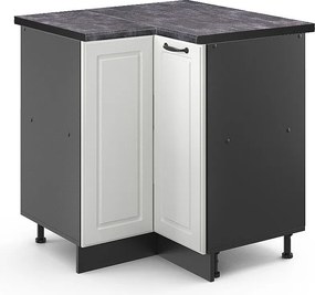 Szafka narożna biały domek wiejski 75.6x60x81.6 r-line