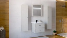 Biała ceramiczna umywalka meblowa 60 cm - Peonia