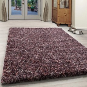 Dywan shaggy Enjoy różowy wielokolorowy 80 cm x 150 cm