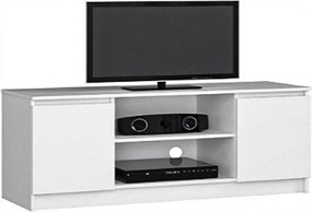 Szafka RTV stojąca MERAVIGLIA 120 cm do Salonu pod Telewizor - Biały