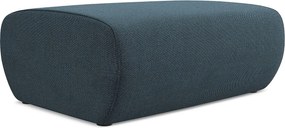 Pufa - z tkaniny strukturalnej - jeans - NANEA