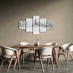 Obraz - Jeleń nad jeziorem (125x70 cm)