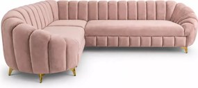 Narożnik Verno 310 × 210 cm, nowoczesny duży narożnik do salonu z przeszyciami