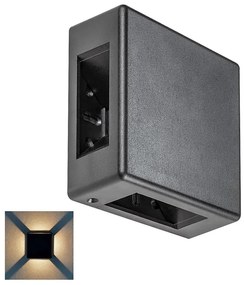 Rabalux 7317 - LED Kinkiet zewnętrzny LIPPA LED/6W/230V IP54 czarny