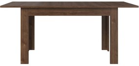 Stół Rozkładany Prostokątny Drewniany do Jadalni MYTH 130-175 cm Dąb brązowy Loft