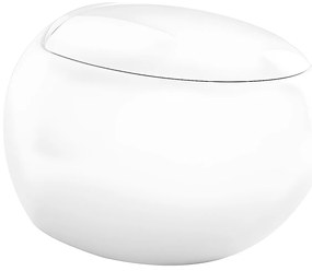 Toaleta WC podwieszana biała z ceramiki – HURO II