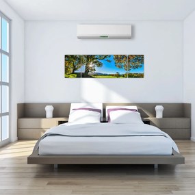 Obraz - widok pola (170x50 cm)