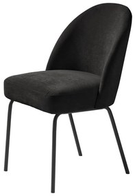 Czarne krzesło Creston – Unique Furniture