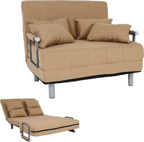 Fotel z funkcją spania MCW-K29,  kremowo-beżowy