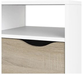 Biała szafka pod TV Tvilum Oslo, 117 x 57 cm