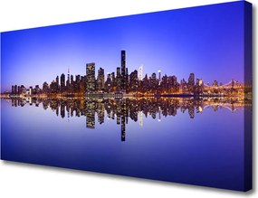 Obraz na płótnie Portowa Zabudowa Miasta