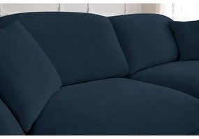 Ciemnoniebieska rozkładana sofa 235 cm Cezanne – Bobochic Paris